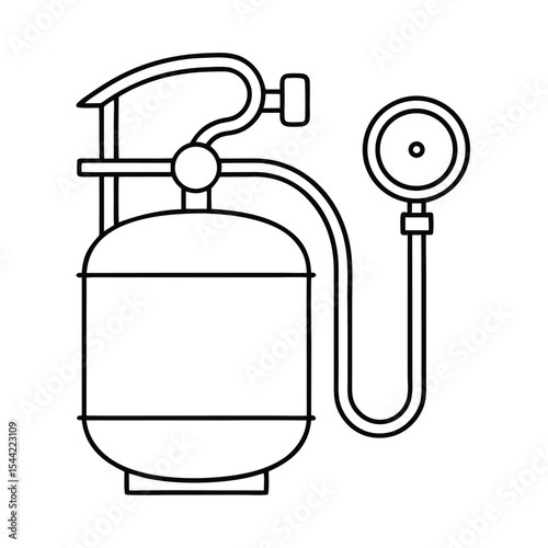 vector illustration of water tap