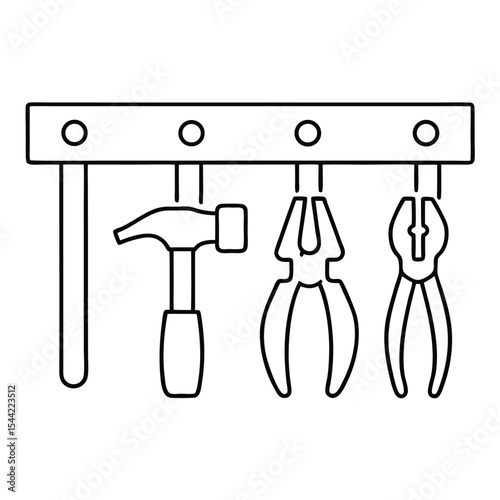 vector illustration of a wrench