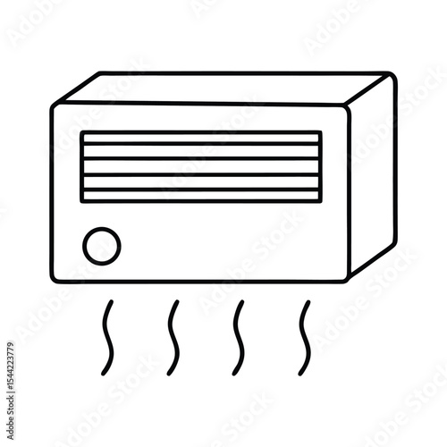 vector illustration of a computer