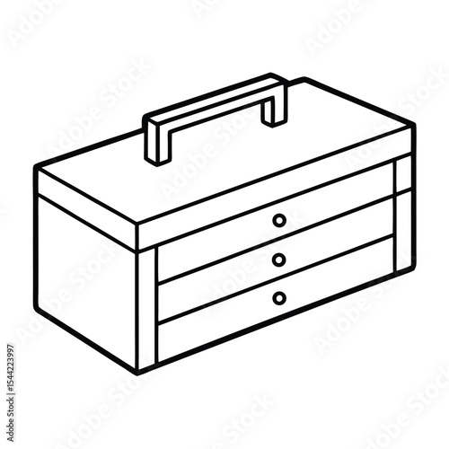 black and white box
