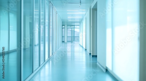 Wallpaper Mural Abstract blur luxury hospital corridor. Blur clinic interior background with defocused effect. Healthcare and medical concept Torontodigital.ca