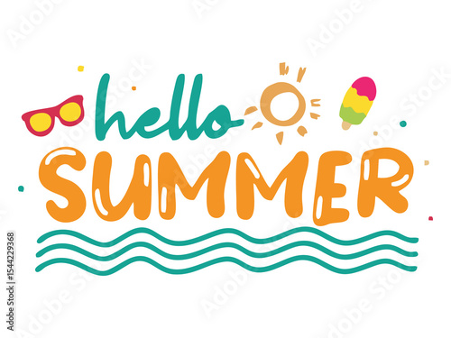 Summer Vacation Essentials Icon Set
