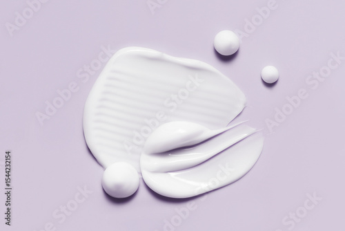 Tablou pe pânză Cosmetic cream smears