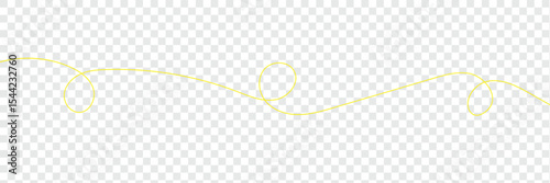 Thin wavy line abstract background. Wavy line horizontal divider outline minimalist background. Abstract black lines wave curve motion on white background. Vector Illustration. EPS 10 . 