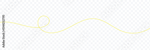 Thin wavy line abstract background. Wavy line horizontal divider outline minimalist background. Abstract black lines wave curve motion on white background. Vector Illustration. EPS 10 . 