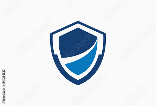 Abstract Shield Protection Guard for Safety Security Logo Design Element
