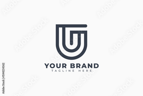 Abstract Shield for Safety Security Protection Guard Logo Design Element