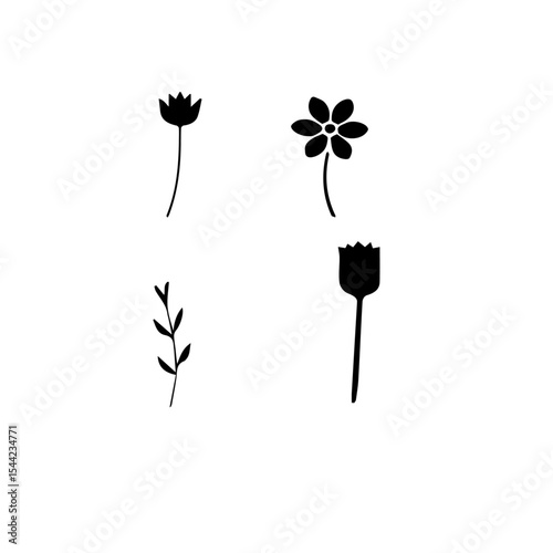 lucky flowers and roses miss vector