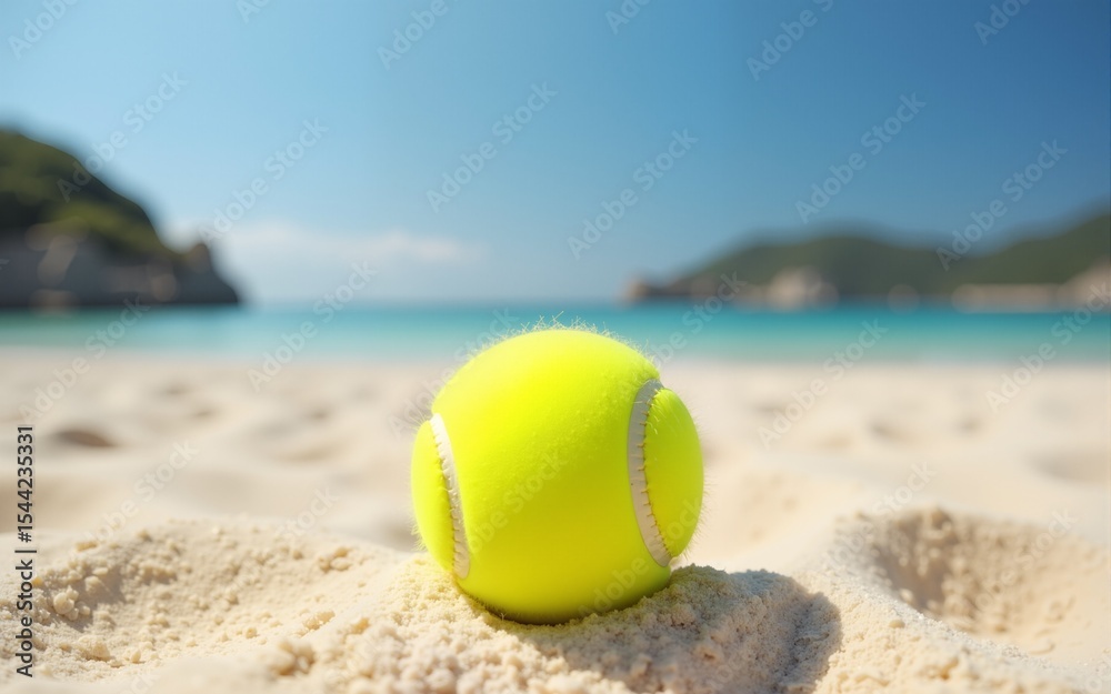 Obraz premium Beach Tennis. High quality