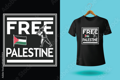 Arabic Calligraphy vector type for country of Palestine. Translated: Palestine.