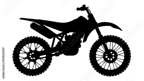 Dirt Bike Silhouette