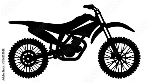 Dirt Bike Silhouette