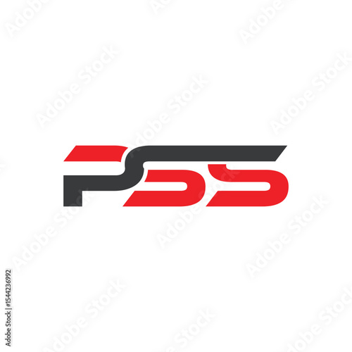 PSS Lettermark Bold Automotive Branding