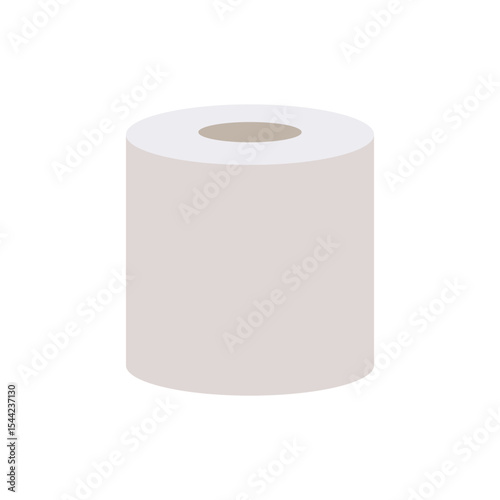 Roll of soft bathroom tissue placed on a flat surface in a clean setting