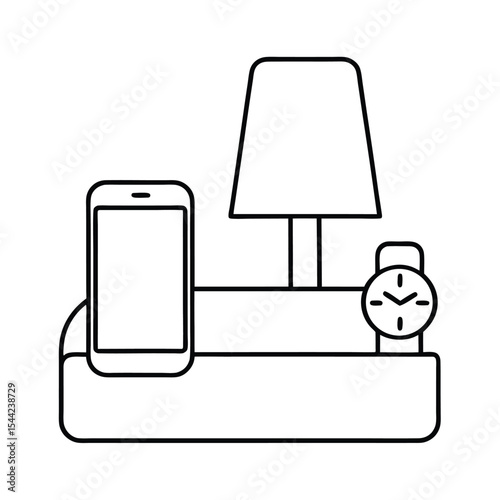 mobile phone with blank screen