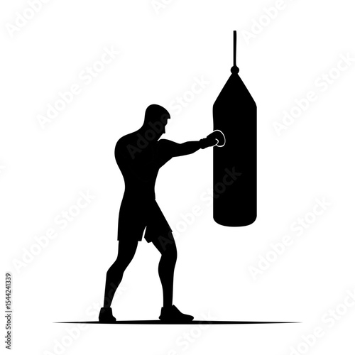 Muscular man lifting heavy barbell in modern gym, powerful fitness training workout silhouette with dramatic lighting for motivation, strength, and health inspiration photo