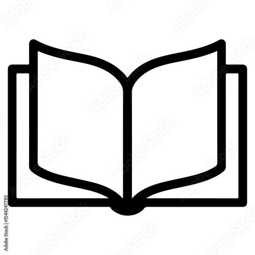 open book vector illustration