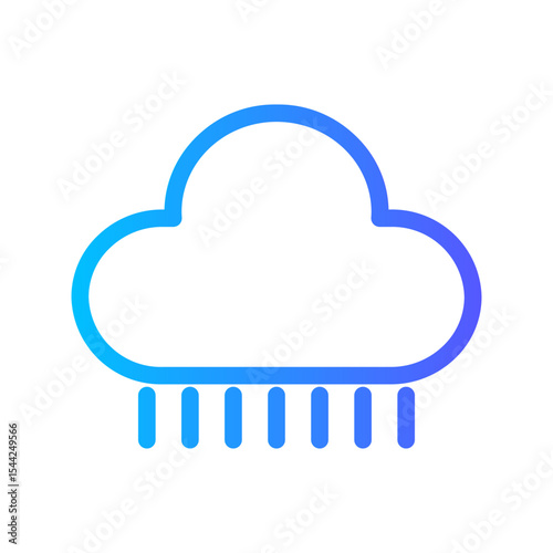 rainy gradient icon