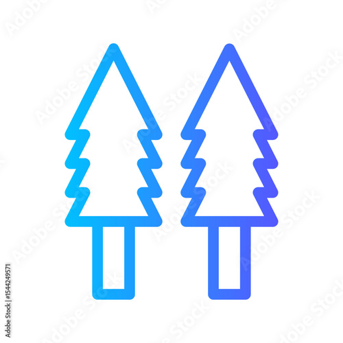 tree gradient icon