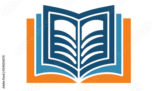 Set of books icon vector