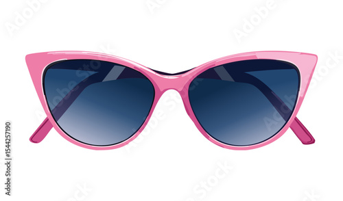 Chic Pink Gradient Sunglasses Design