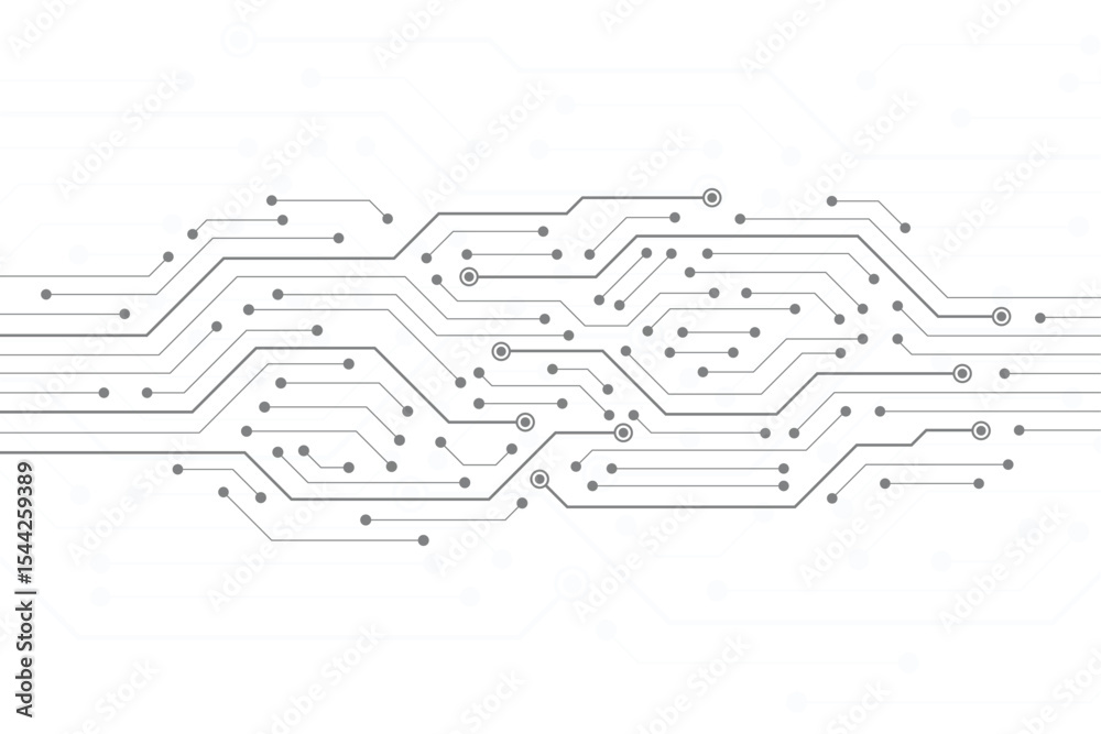 Obraz premium Futuristic Circuit Board Background for Technology and Innovation Design