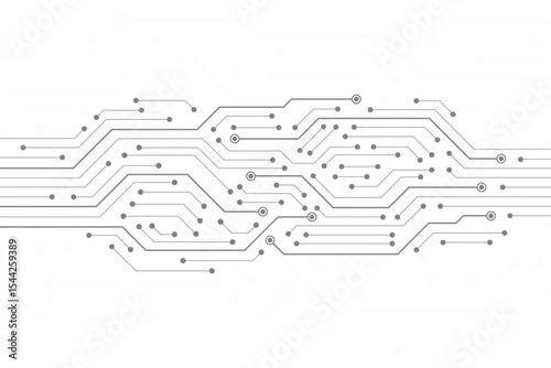 Futuristic Circuit Board Background for Technology and Innovation Design