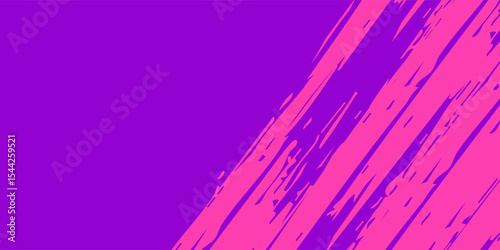 Running Poster Design %E2%80%93 Abstract Colorful Splash Illustration in Purple and Blue for City Marathon
