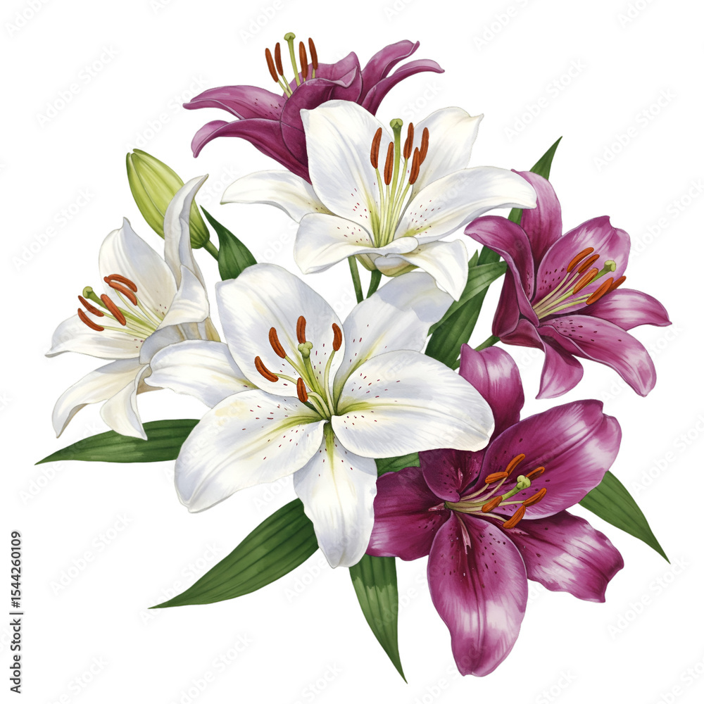 Fototapeta premium bouquet of flowers