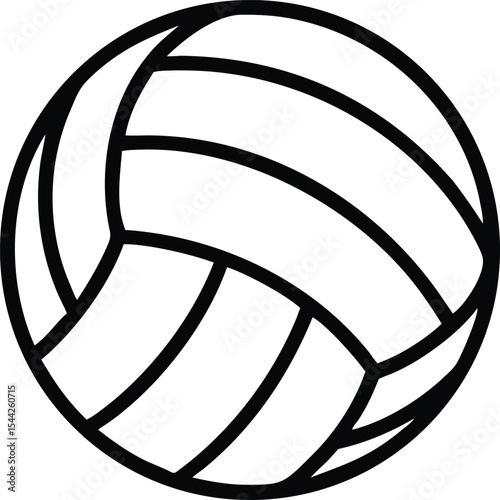 Volleyball ball icon. Sport ball. Ball icon. Vector illustration