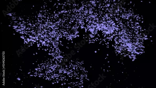 falling color particles stock video	