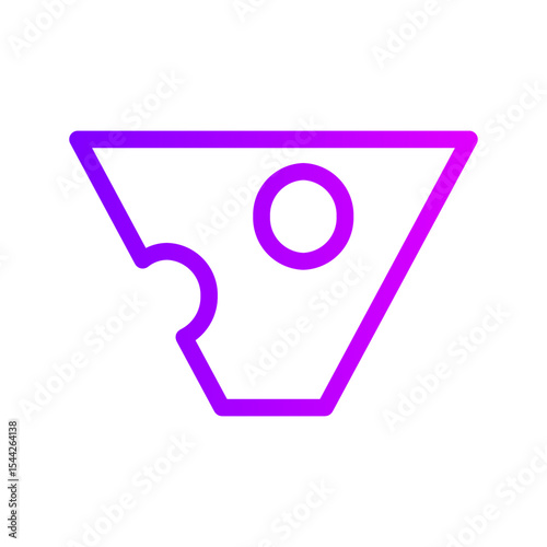 cheese gradient icon