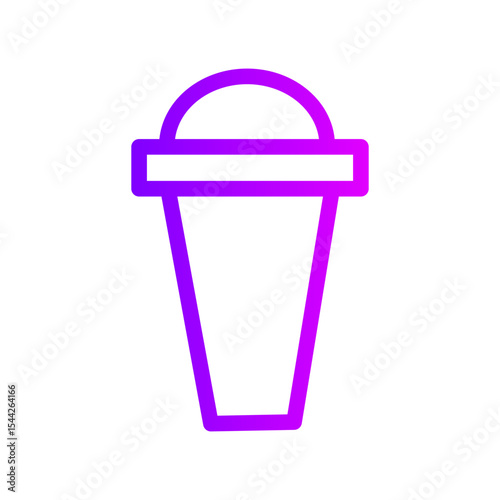 ice cream gradient icon