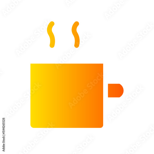 coffee cup gradient icon