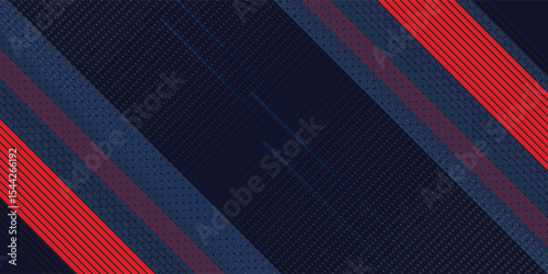 Blue red abstract presentation background with stripes lines
