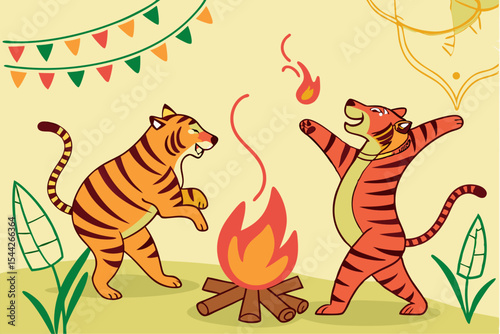 Paper Tigers & Festive Fire: Boishakh Spirit