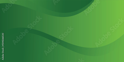 Abstract green wavy background. Vector EPS 10