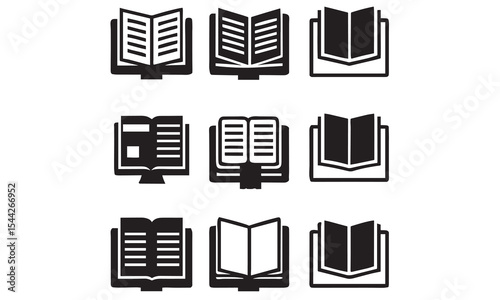 Print Book set illustration