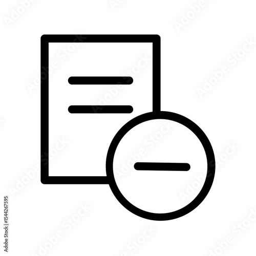 remove file line icon