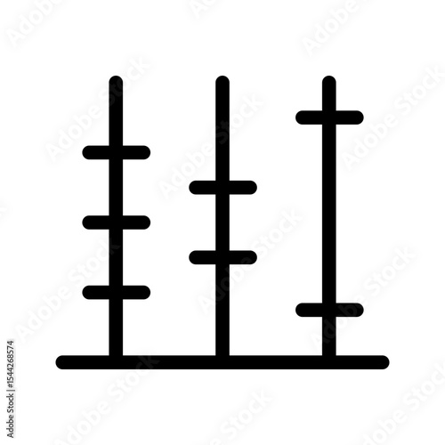 abacus glyph icon