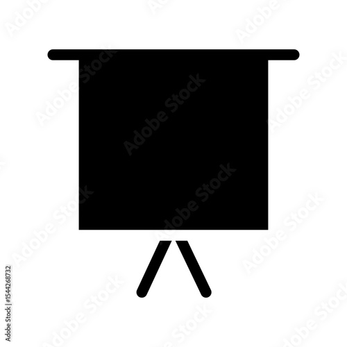 whiteboard glyph icon