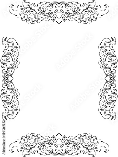 set of decorative frames