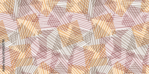 Geometric illustration background. Seamless pattern.Vector. 幾何学イラストパターン　背景素材