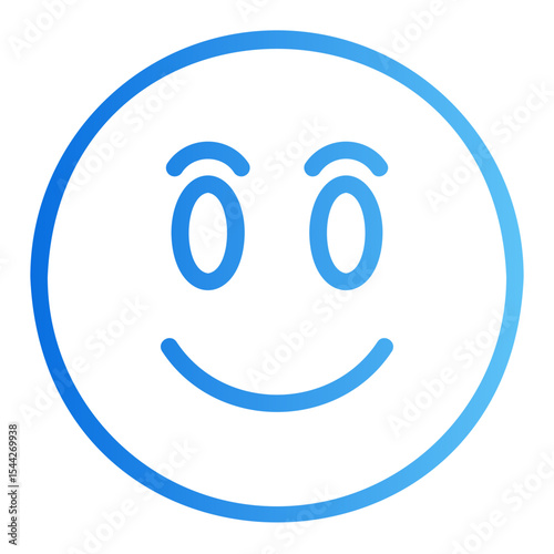 smile face Gradient icon