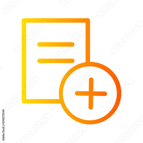 add file gradient icon