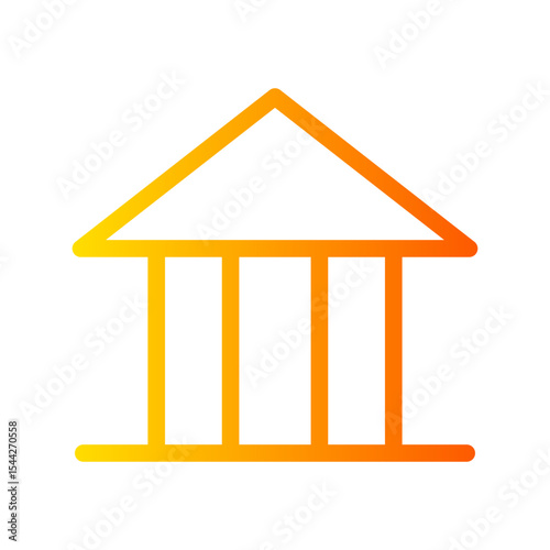 bank gradient icon