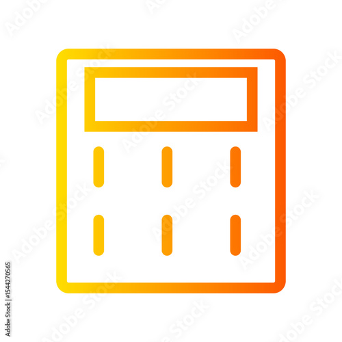 calculator gradient icon