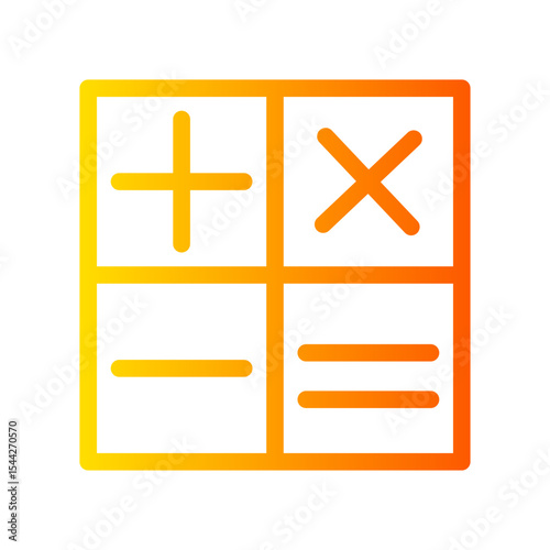 calculator gradient icon