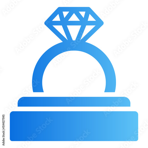 engagement ring Gradient icon