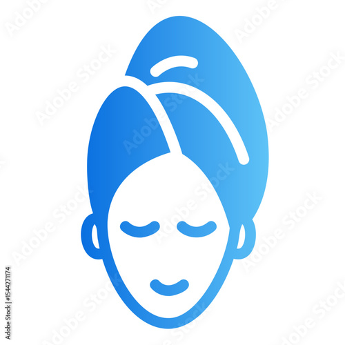 spa woman Gradient icon